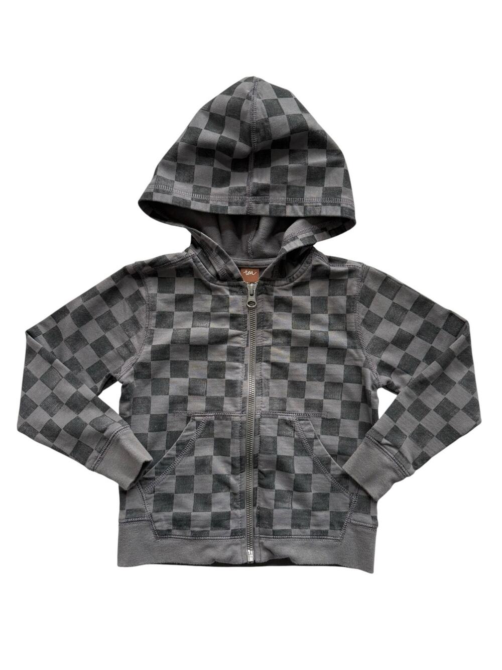 Tea Collection USA Printed Zip Hoodie Size 18-24m